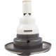Jet Intl, WW Power Storm, Swrl, 5-1/4"fd, Fxd Roto, SS/DkGry, Thd : 229-6389DSG-1S