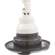 Jet Intl, WW Power Storm, Swrl, 5-1/4"fd, Fxd Roto, SS/DkGry, Thd : 229-6389DSG-1S