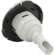 Jet Intl, WW Mini Storm, 3-1/4"fd, Dir, Luxe, SS/Dk Gry, Thd : 239-2309S-DSG
