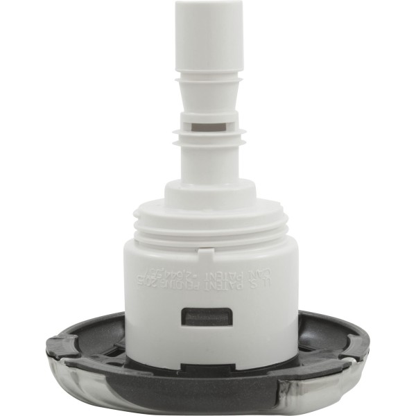 Jet Intl, WW Mini Storm, 3-1/4"fd, Dir, Luxe, SS/Dk Gry, Thd : 239-2309S-DSG