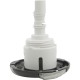 Jet Intl, WW Mini Storm, 3-1/4"fd, Dir, Luxe, SS/Dk Gry, Thd : 239-2309S-DSG