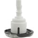 Jet Intl, WW Mini Storm, 3-1/4"fd, Dir, Luxe, SS/Dk Gry, Thd : 239-2309S-DSG