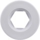 Wall Fitting, BWG/GG Mini Jet, 1-3/4"hs, 1" Long : 20348-V