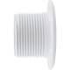 Wall Fitting, BWG/HAI Slimline, 1-3/4"hs, White : 30-3901