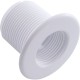 Wall Fitting, Extended, BWG/HAI Slimline, 1-3/4"hs, White : 30-3903