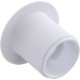 Wall Fitting, Extended, BWG/HAI Slimline, 1-3/4"hs, White : 30-3903