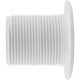 Wall Fitting, Extended, BWG/HAI Slimline, 1-3/4"hs, White : 30-3903