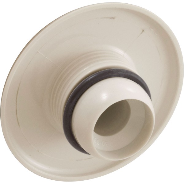 Escutcheon, BWG/HAI Slimline, Smth, w/Dir Eyeball, Biscuit : 10-3955BIS