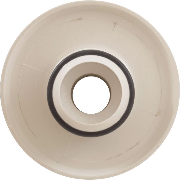 Escutcheon, BWG/HAI Slimline, Smth, w/Dir Eyeball, Biscuit : 10-3955BIS