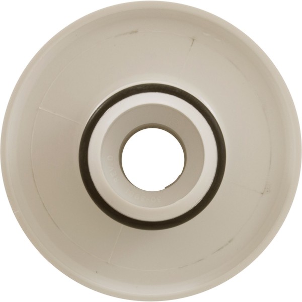 Escutcheon, BWG/HAI Slimline, Smth, w/Dir Eyeball, Biscuit : 10-3955BIS