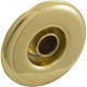 Escutcheon, BWG/HAI Slimline, Smth, w/Dir Eyeball, Brass : 10-3955M PB