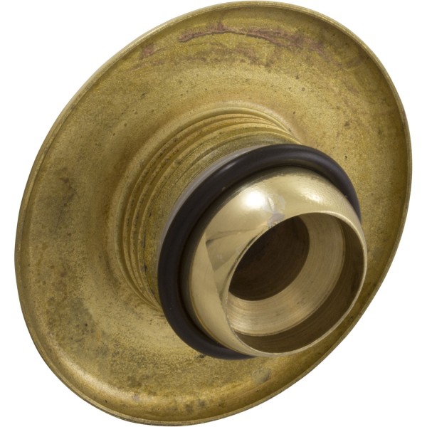 Escutcheon, BWG/HAI Slimline, Smth, w/Dir Eyeball, Brass : 10-3955M PB
