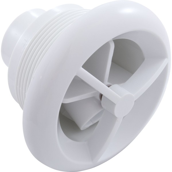 Wall Fitting Assy, BWG Microssage, Roto, Smth, White, Gunite : 16-5274WHT