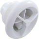 Wall Fitting Assy, BWG Microssage, Roto, Smth, White, Gunite : 16-5274WHT