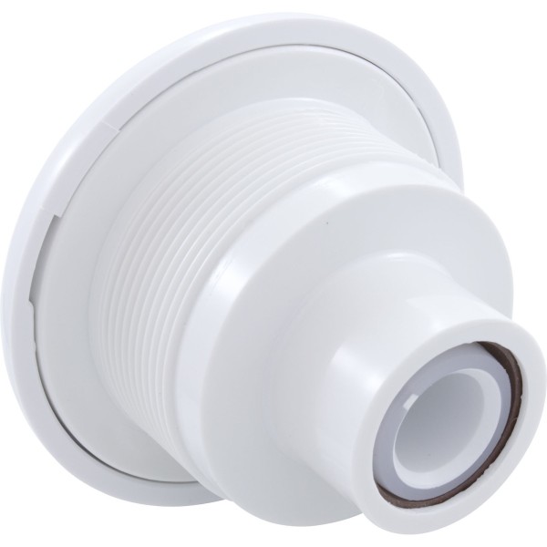 Wall Fitting Assy, BWG Microssage, Roto, Smth, White, Gunite : 16-5274WHT