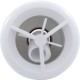 Wall Fitting Assy, BWG Microssage, Roto, Smth, White, Gunite : 16-5274WHT