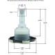 Jet Intl, CMP Typhoon 300, 3-1/4"fd, Dir, Crown, SS/Graph Gry : 23436-012-700