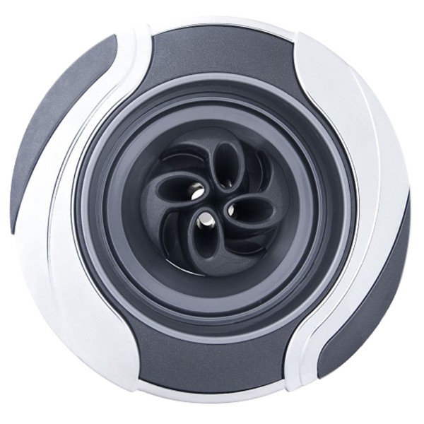 Jet Intl, CMP Pro-Loc 500, 5-1/4"fd, Quad Roto, Leaf, SS/GrGry : 29557-001-500