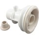 Jet Cmplt, WW Old Faithful, 4-3/4"hs, Str Body, White, Gunite : 210-3920G