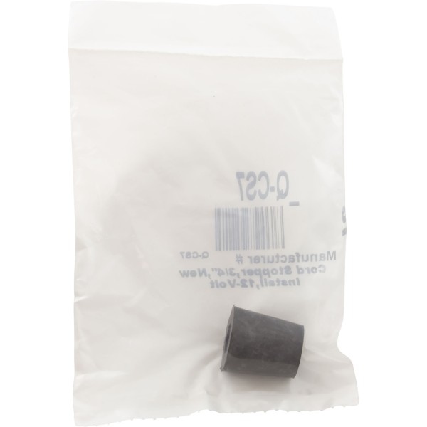 Cord Stopper, 3/4", New Install, 12-Volt : Q-CS7