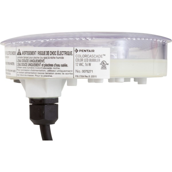 Repl Light Engine, Pentair ColorCasade LED Bubbler, 100ft : 590046