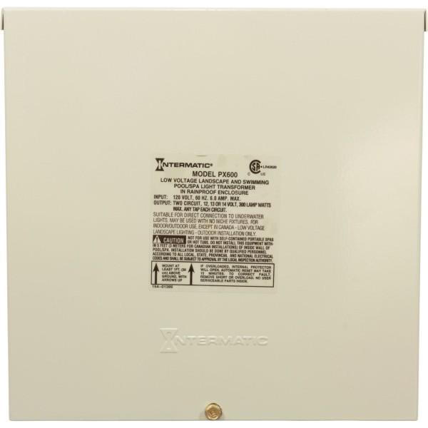 Transformer, Intermatic, 115v, 12v/13v/14v, 600w : PX600