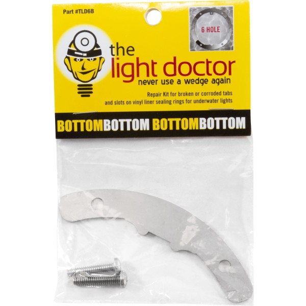 Repair Kit, Light Doctor, 6 Hole Light Niche, Bottom : TLD6B
