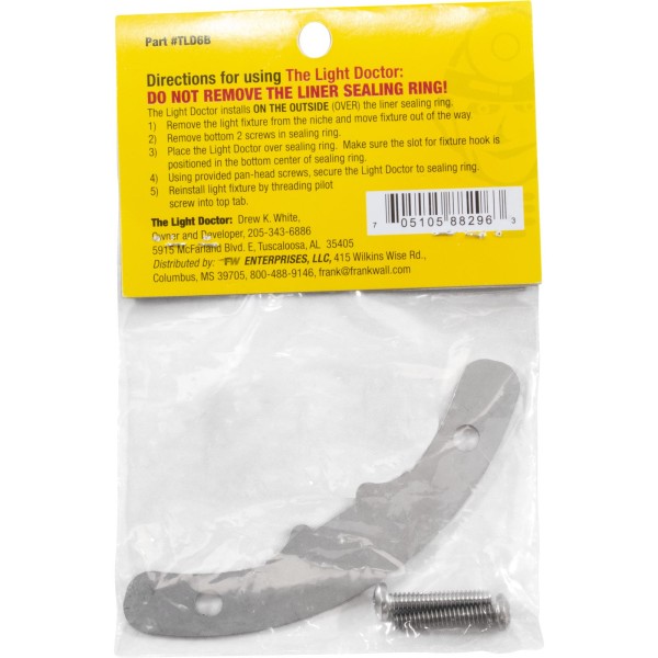 Repair Kit, Light Doctor, 6 Hole Light Niche, Bottom : TLD6B