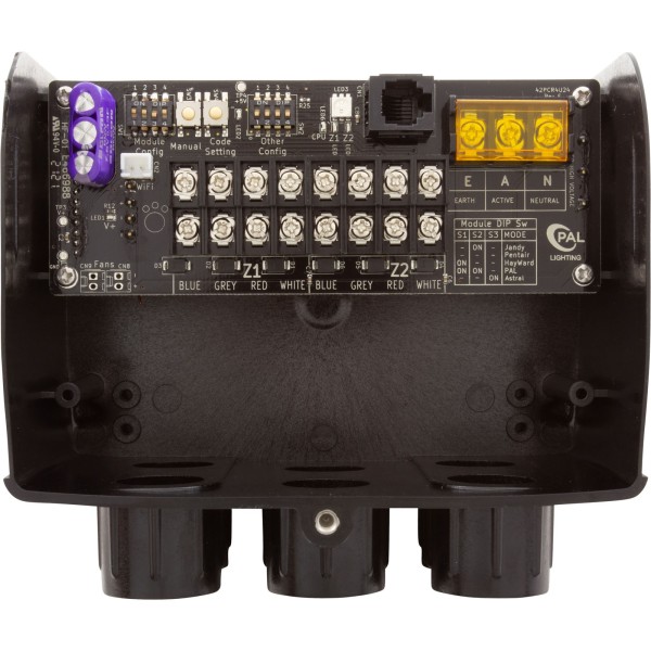 PAL 60W Multi Color Dual Zone Remote Ctrl Transformer 12VDC : 64-PCR-2Z-65-12