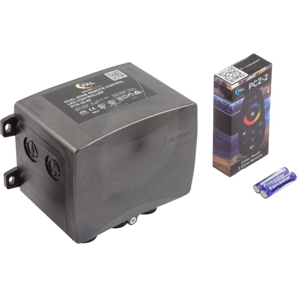 PAL 65W Multi Color Dual Zone Rem Ctrl Transformer 24VDC : 64-PCR-2Z-65