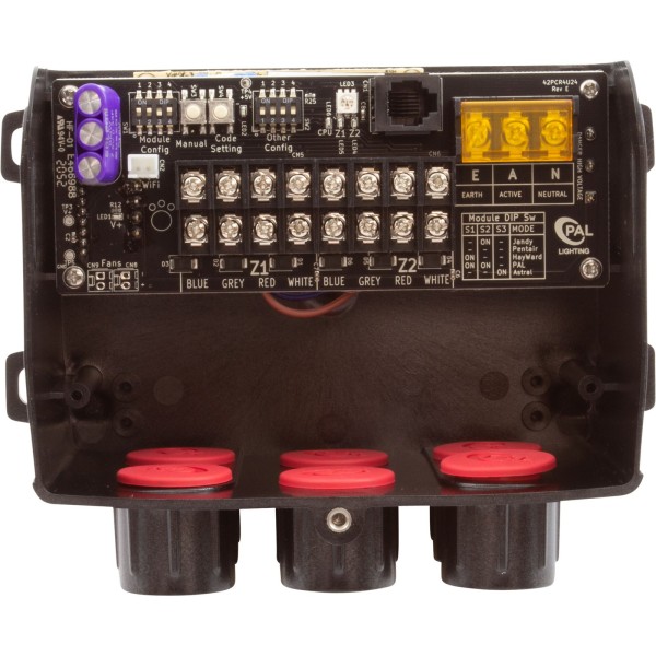 PAL 65W Multi Color Dual Zone Rem Ctrl Transformer 24VDC : 64-PCR-2Z-65