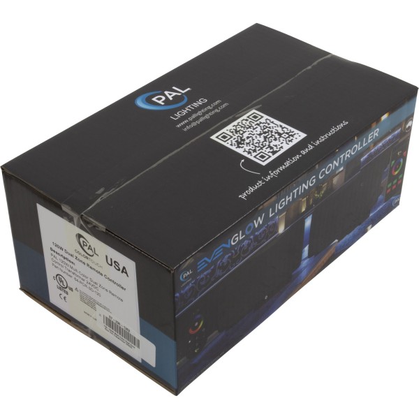 PAL 120W Multi Color Dual Zone Rem Ctrl Transformer 24VDC : 64-PCR-3D-120