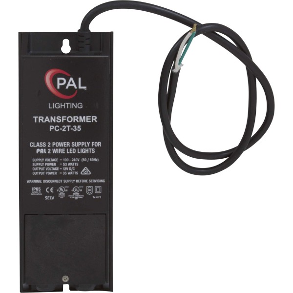 PAL PC-2T 2-Wire Power Supply, 12 VDC Output, 35 Watt : 42-PC-2T-35