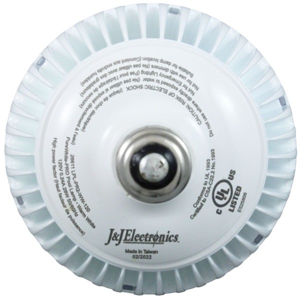 Repl Bulb, PureWhite Pro, LED, Warm White, 115v, 28W, 300/400W Eq : LPL-PR2-WW-120