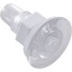 Light Wall Fitting, RD, Mini POL, 1/2"hs, 1"fd, Clear, 00019 : 143000-00019