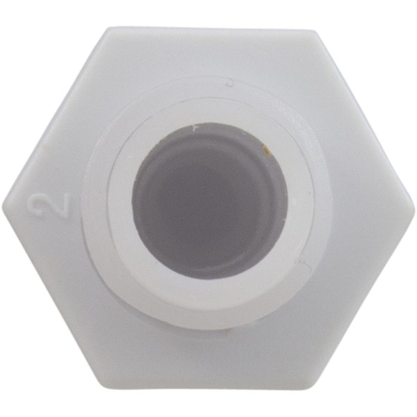 Light Wall Fitting, RD, Pinwheel Mini POL, 1/2"hs, 5/8"fd : 143000-00024