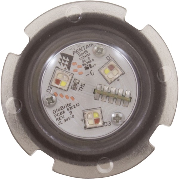Pool/Spa Light, Pentair GloBrite Color LED, 12v, 15W, 50ft Cord : 602054