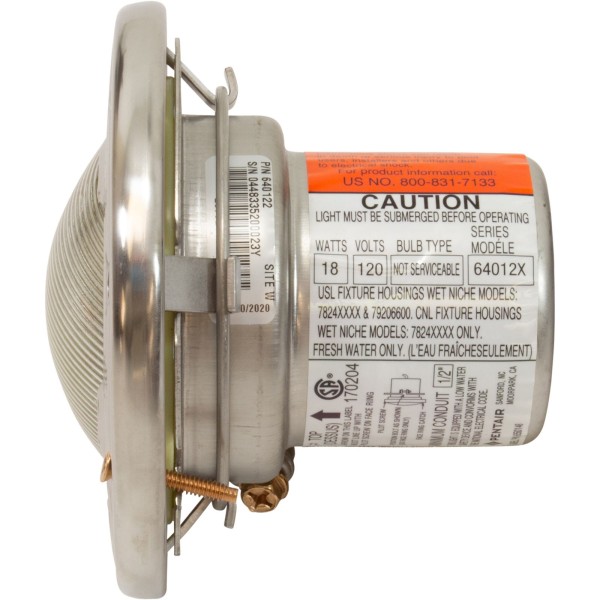Spa Light, Pentair IntelliBrite 5g Color LED, 115v, 100ft Cord : 640122