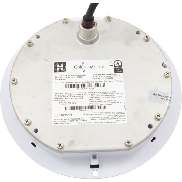 Pool Light, Hayward ColorLogic 4.0, LED, 115v, 30' Cord, SS : SP0527SLED30