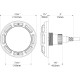 PAL EvenGlow Nicheless Light, 12vdc, Cool White, 80ft Cable : 64-EGNCW-80