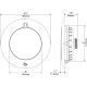 PAL EvenGlow Small Niche Light, Cool White, 12v 80ft : 64-EGMCW-80