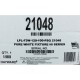 Pool Light, PureWhite LED, 115V, 58W, 100ft, 500W Equivalent, SQ : LPL-F3W-120-100-PSQ