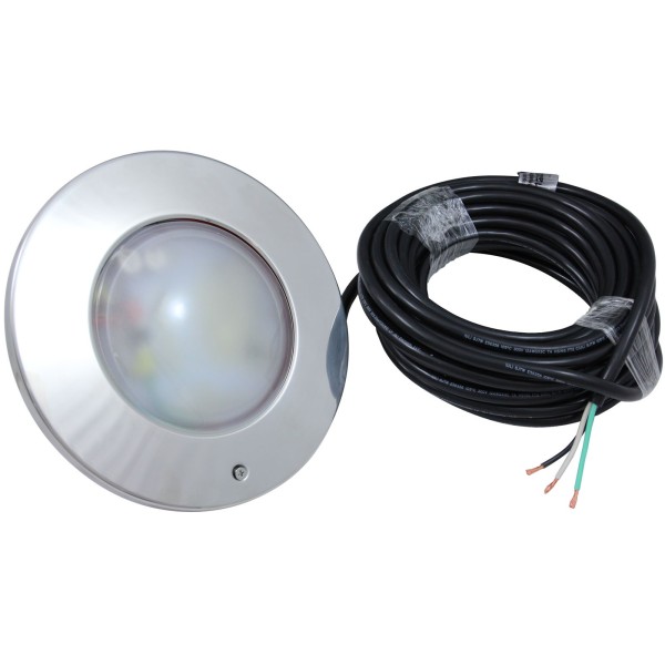 Pool Light, PureWhite LED, 12V, 39W, 50ft, 300W Equivalent, SQ : LPL-F1W-12-50-PSQ
