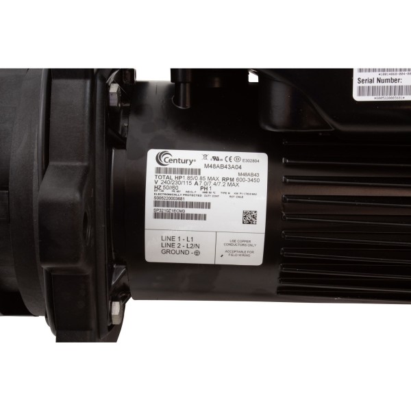 Power End, Hayward, Tristar VS, No Display : QPX3202Z1VSPE