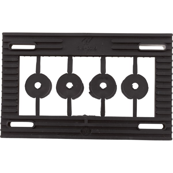 Motor Base, Waterway, Self Aligning, 48 Frame, Rubber : 319-0019