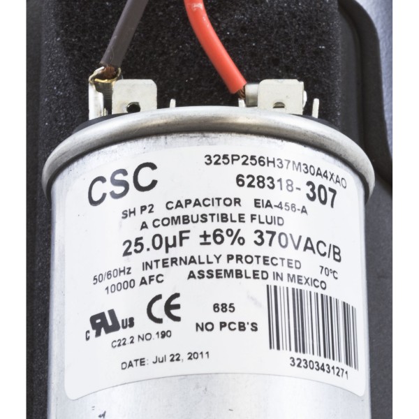 Motor, Century, 1.5 Horsepower, 230v, 2 Speed, 48 Frame : BN34V1