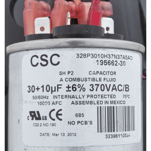 Motor, Century, 1.0hp, 230v, 2-Spd, 56Yfr, SQFL, EE : B2982