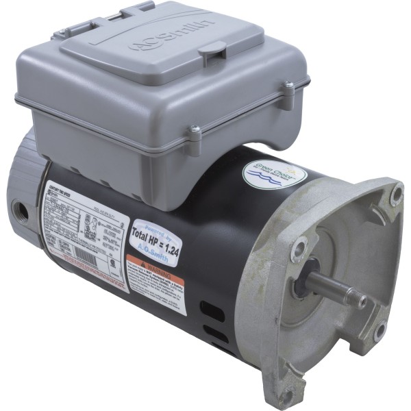 Motor, Century, 0.75hp, 115v, 2-Spd, 56Yfr, SQFL, 2-Green : B2981T