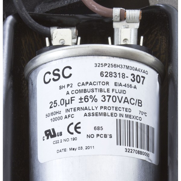 Motor, Century, 1.0hp, 230v, 2-Spd, 56Jfr, C-Face Thd : B2975