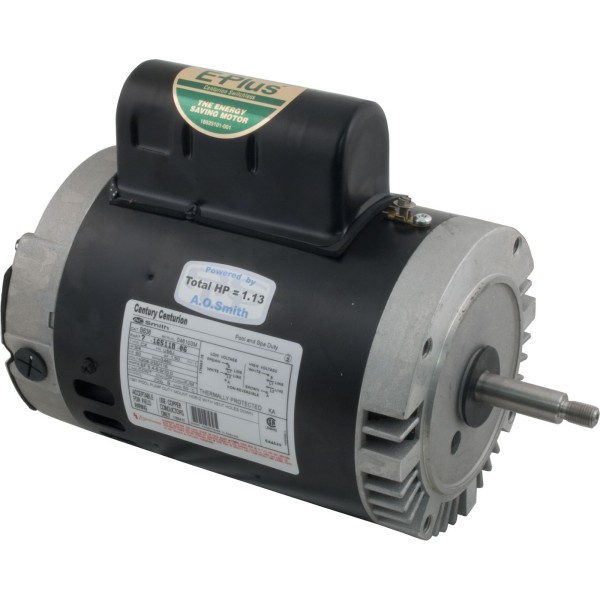 Motor, Century, 0.75hp, 115v/230v, 1-Spd, 56Jfr, C-Face Thd, EE : B638